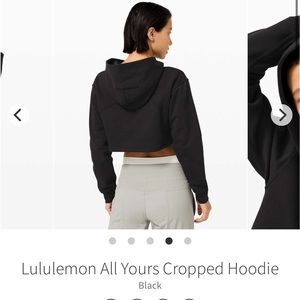 All Yours Cropped Hoodie on 5th - Lululemon